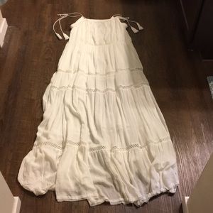 LuLu,s white gauze dress sz L